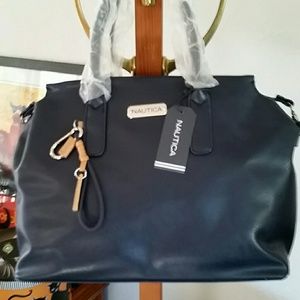 Navy Blue Nautical Purse